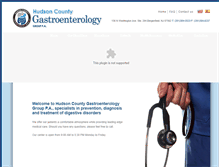 Tablet Screenshot of hudsoncountygastroenterology.com
